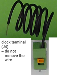 clock terminal (J4)