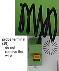 probe terminal (J8)