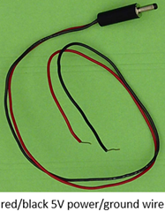 5V ground/power cord