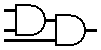 Two 2-input AND gates